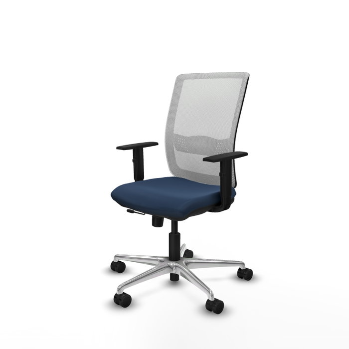 PIQUERAS Y CRESPO Silla de oficina Haches Azul marino y Blanco PIQUERAS Y CRESPO Silla de oficina Haches Azul marino y Blanco