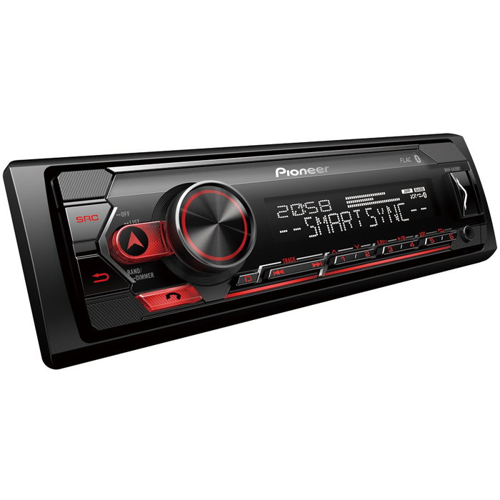 Pioneer MVH-S420BT Autorradio de 1 DIN con Bluetooth y Pantalla LCD