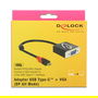 DeLOCK Adapter USB-C a VGA para Monitor, Conector HDMI, Cargador, Delock
