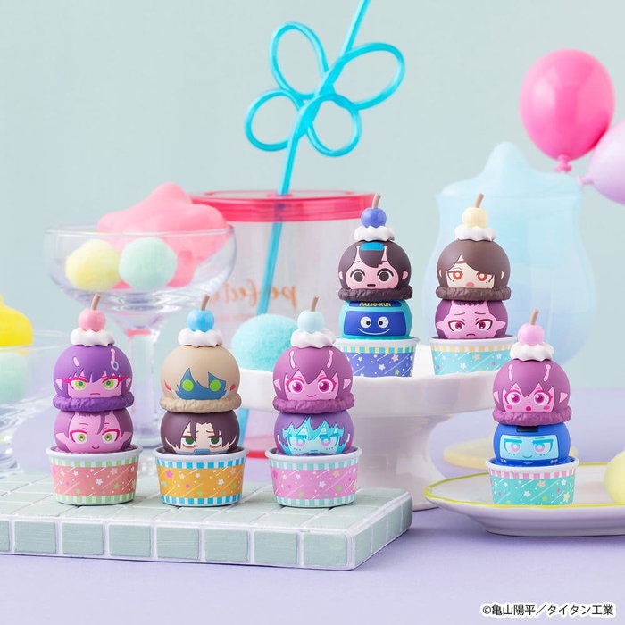 Megahouse Milky Subway The Galactic Limited Express Tsumichen Stack up & Change Pack de 8 Minifiguras (with gift)