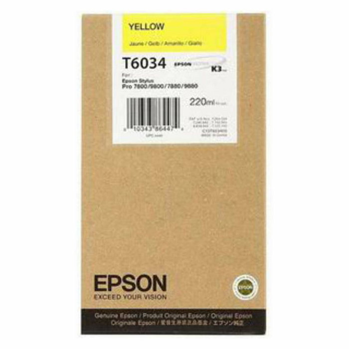 Epson Cartucho de Tinta T6034 Amarillo 220ml