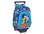 Safta Mochila Escolar Sonic Speed con Carro Azul
