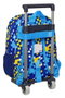 Safta Mochila Escolar Sonic 'Speed' con Carro 26x34x11cm Azul para Niños
