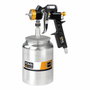 Koma Tools Pistola de pintura de succión con depósito de 1000 ml