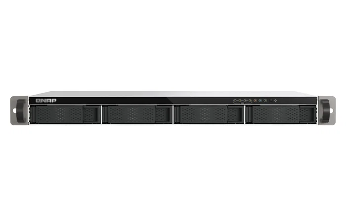 QNAP TS-432XeU NAS de Rack 1U con 4 Bahías, 4 GB DDR4 y 10GbE SFP+