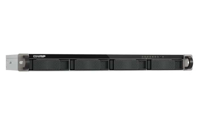 QNAP TS-432XeU NAS de Rack 1U con 4 Bahías, 4 GB DDR4 y 10GbE SFP+