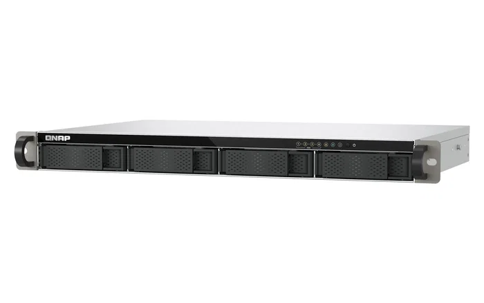 QNAP TS-432XeU NAS de Rack 1U con 4 Bahías, 4 GB DDR4 y 10GbE SFP+