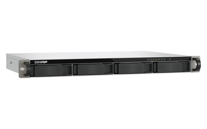 QNAP TS-432XeU NAS de Rack 1U con 4 Bahías, 4 GB DDR4 y 10GbE SFP+