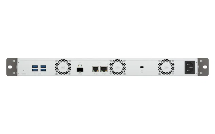 QNAP TS-432XeU NAS de Rack 1U con 4 Bahías, 4 GB DDR4 y 10GbE SFP+