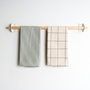 Vinthera Set de 2 Paños de Cocina Reciclados OKAPI Beige
