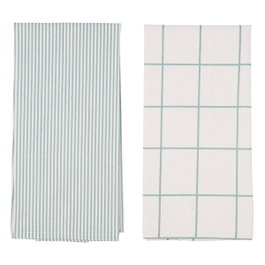 Vinthera Set de 2 Paños de Cocina Reciclados OKAPI Beige