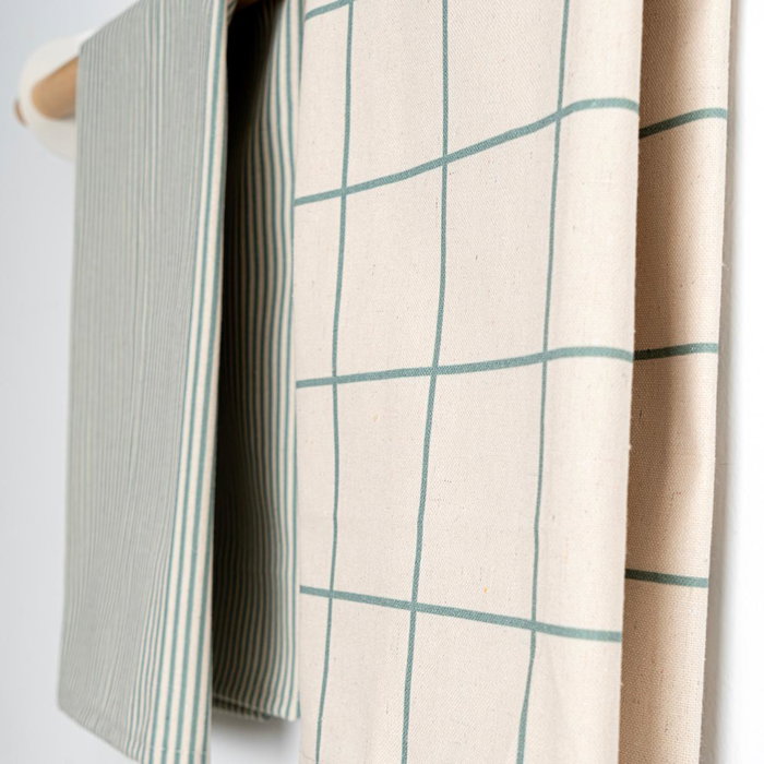 Vinthera Set de 2 Paños de Cocina Reciclados OKAPI Beige