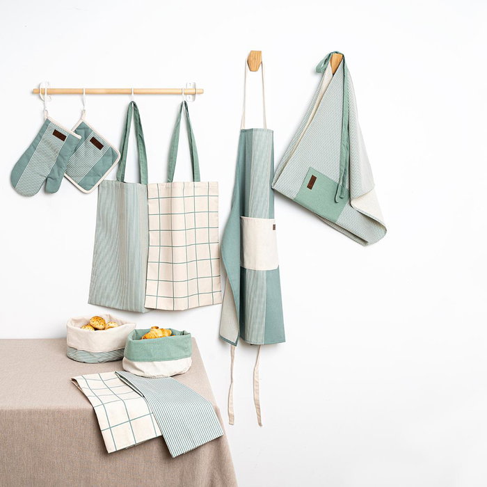 Vinthera Set de 2 Paños de Cocina Reciclados OKAPI Beige