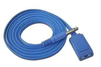 Gima Cable Placa Neutra Metal para Electrobisturí Diatermo MB 160D Gima Cable Placa Neutra Metal para Electrobisturí Diatermo MB 160D