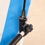AKTIVE Silla de playa plegable con sombrilla