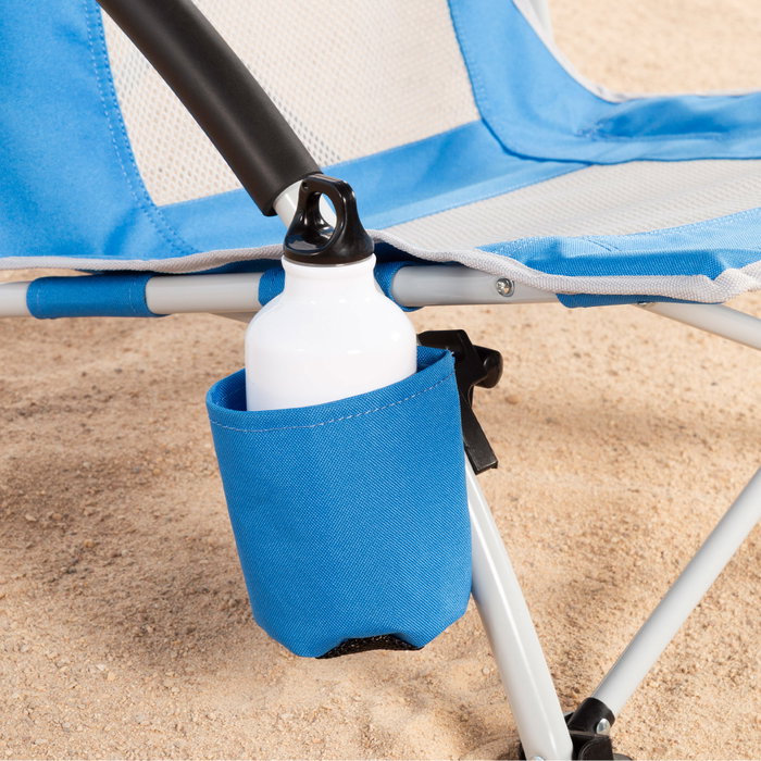 AKTIVE Silla de playa plegable con sombrilla AKTIVE Silla de playa plegable con sombrilla