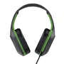 Trust GXT 415X Zirox Auriculares Gaming Verde/Negro con Micrófono Plegable y Jack 3,5 mm