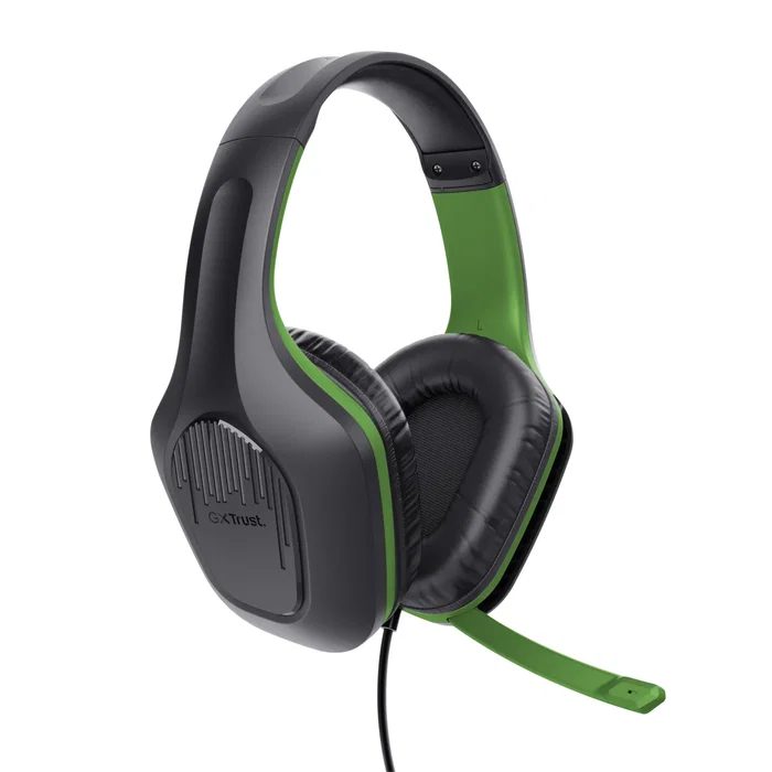 Trust GXT 415X Zirox Auriculares Gaming Verde/Negro con Micrófono Plegable y Jack 3,5 mm Trust GXT 415X Zirox Auriculares Gaming Verde/Negro con Micrófono Plegable y Jack 3,5 mm