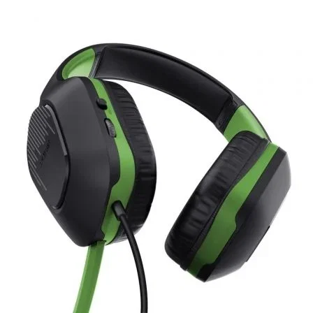 Trust Auriculares Gaming Gxt 415X Zirox Headset con Micrófono Diadema Ajustable Jack 3.5mm Verde-Negro