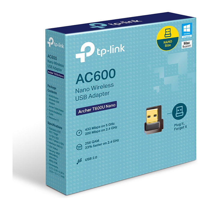 Tp-link archer t600u nano adaptador wifi