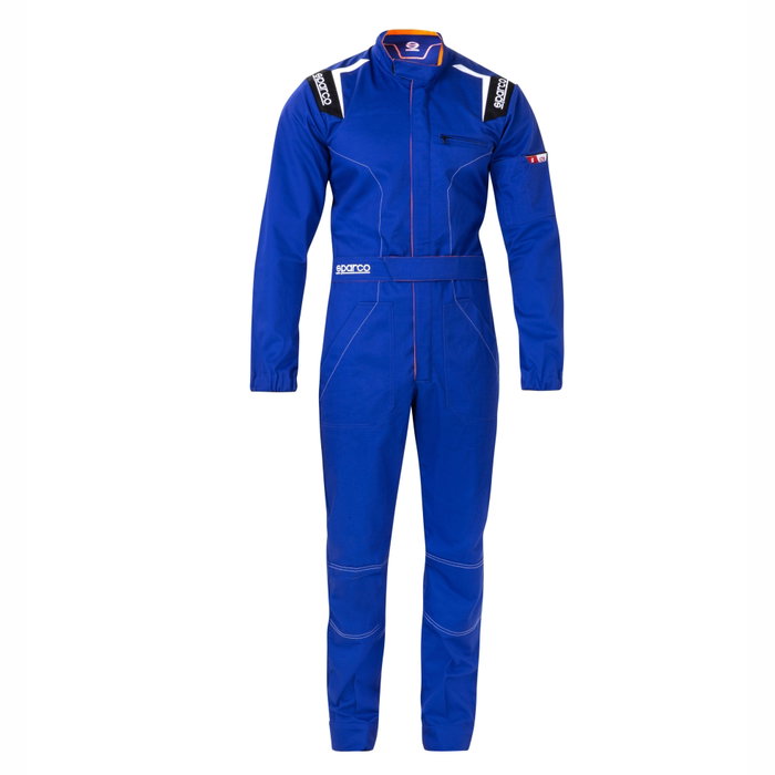 Sparco Traje de Mecánico MS-4 S002020AZ5XXL Azul Talla XXL para Profesionales y Aficionados Sparco Traje de Mecánico MS-4 S002020AZ5XXL Azul Talla XXL para Profesionales y Aficionados