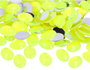Innspiro Gemas Decorativas Acrílicas Ovaladas Amarillo Fluor 13x18mm 500u