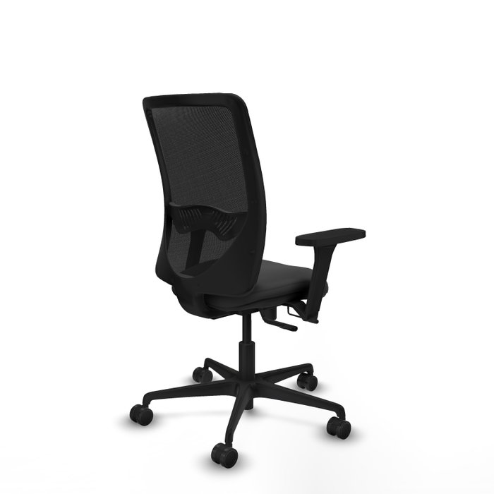 PIQUERAS Y CRESPO Silla de oficina Zulema con Mecanismo Sincro/Traslack, Gris oscuro y Negro