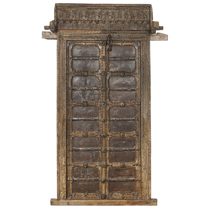 DKD Home Decor Puerta Antique doors Marron 110 x 190 x 20 cm