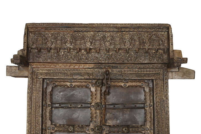 DKD Home Decor Puerta Antique doors Marron 110 x 190 x 20 cm