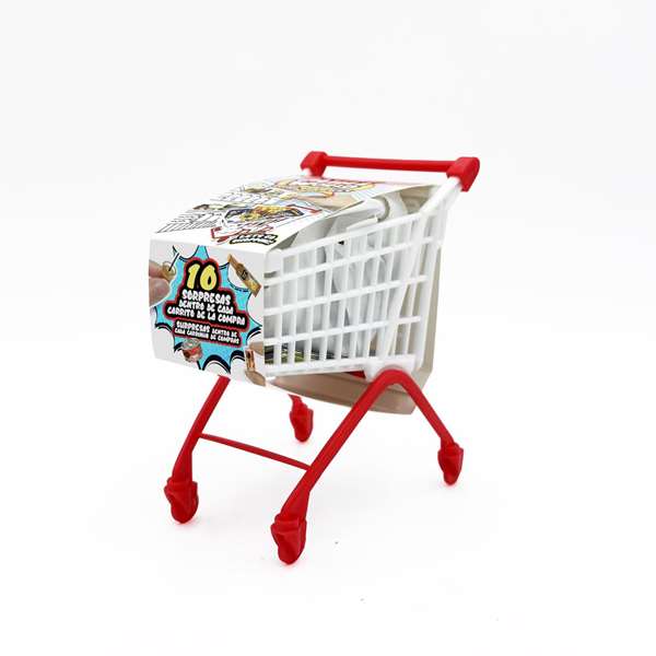 Bizak Carrito de la Compra Mini World con 10 Accesorios Sorpresa, Modelos Surtidos, Idioma Español Bizak Carrito de la Compra Mini World con 10 Accesorios Sorpresa, Modelos Surtidos, Idioma Español