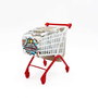 Bizak Carrito de la Compra Mini World con 10 Accesorios Sorpresa, Modelos Surtidos, Idioma Español