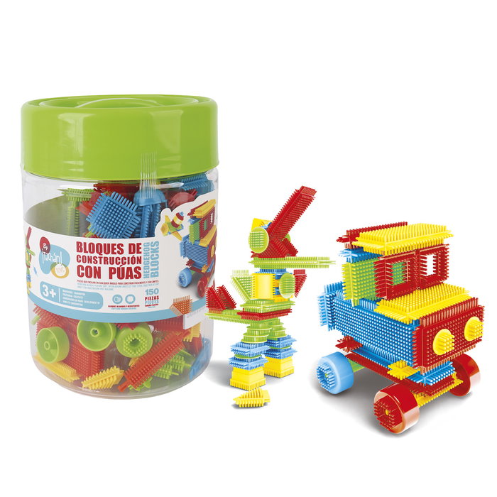 Tachan Bote 150 Pzas T01046 Bloques de Construcción Pinchos, Juguete Educativo para Niños +3 Años Tachan Bote 150 Pzas T01046 Bloques de Construcción Pinchos, Juguete Educativo para Niños +3 Años