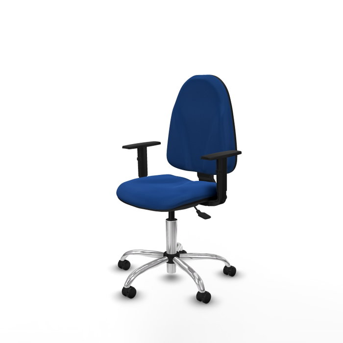 PIQUERAS Y CRESPO Silla de oficina Algarra Azul con mecanismo Asincro PIQUERAS Y CRESPO Silla de oficina Algarra Azul con mecanismo Asincro
