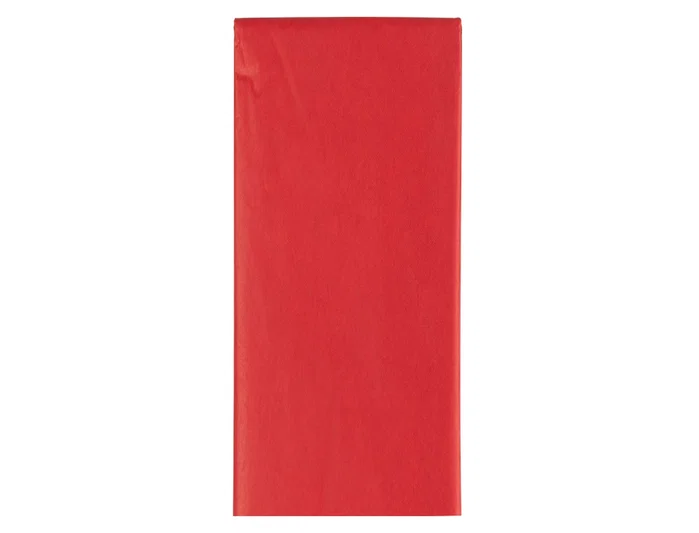Liderpapel Papel de Seda Rojo 52x76cm 18g/m2 Bolsa 5 Hojas