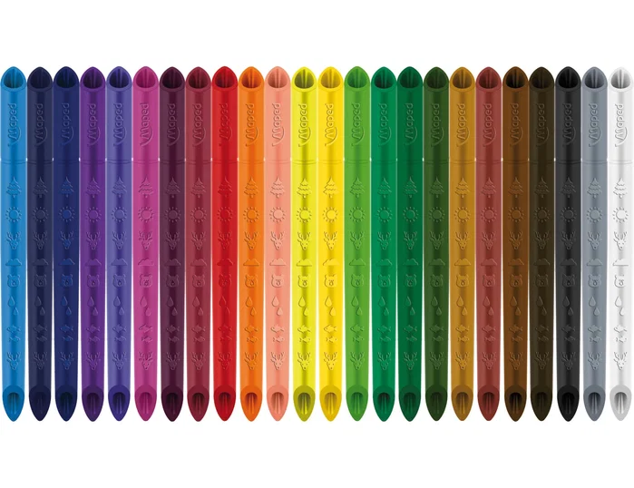Maped Color´Peps Infinity Estuche de 24 Lápices de Colores Surtidos
