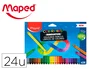 Maped Color'Peps Infinity Estuche de 24 Lápices de Colores Surtidos