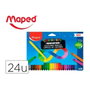Maped Color'Peps Infinity Estuche de 24 Lápices de Colores Surtidos