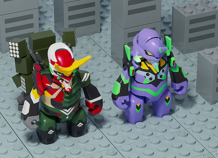 Rebuild of Evangelion Figura Brickroid Evangelion Test Type-01 5 cm