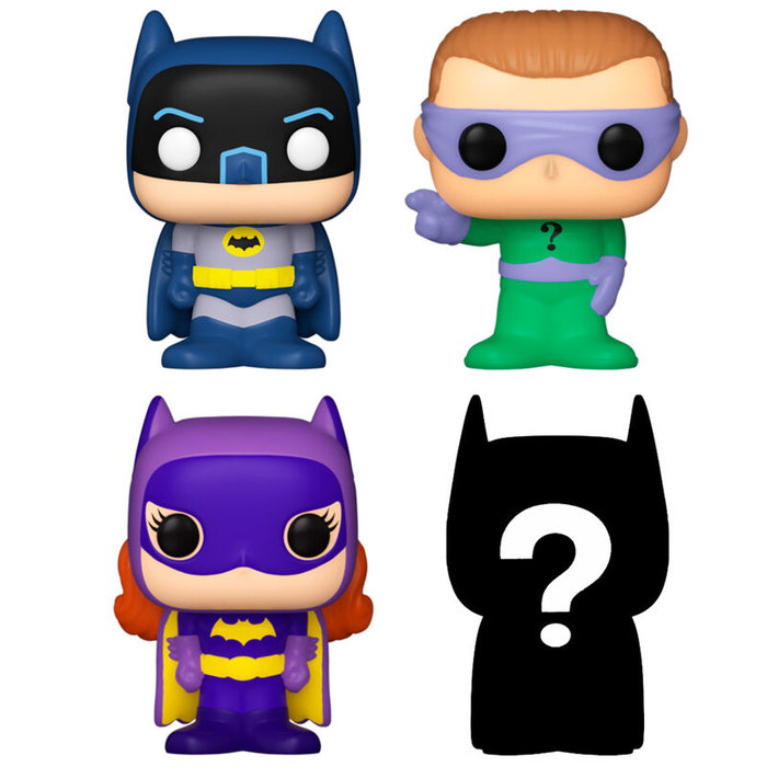 Funko Bitty POP DC Comics Batman Adam West Blister 4 Figuras Coleccionables
