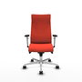 PIQUERAS Y CRESPO Sillón Albacete Naranja oscuro con Mecanismo Sincro y Base de Aluminio