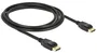 DeLOCK Cable DisplayPort 1.2a 2m Negro 4K