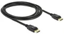 DeLOCK Cable DisplayPort 1.2a 2m Negro 4K