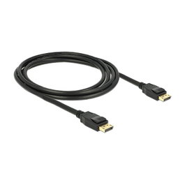 DeLOCK Cable DisplayPort 1.2 Stecker > DisplayPort Stecker 2 m Negro Soporta 4K