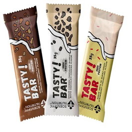 Scientific Nutrition Tasty Bar Choconut Caramelo 35 G - Barrita Proteica, Snack Saludable