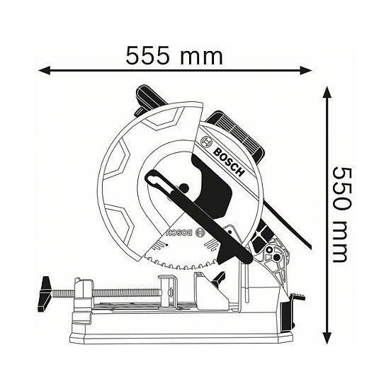Bosch GCD 12 JL Professional Sierra de corte para metales