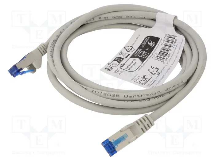 GOOBAY Patch cord S/FTP Cat 6a RJ45 2m
