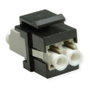 ROLINE Adaptador Keystone LWL LC/LC Duplex Multimodo OM2