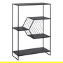 Estantería Negro Metal 80 X 35 X 120 cm