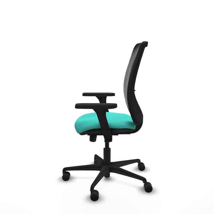 PIQUERAS Y CRESPO Silla de oficina Zulema Turquesa y Negro PIQUERAS Y CRESPO Silla de oficina Zulema Turquesa y Negro