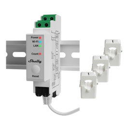 Shelly Pro 3EM Medidor de Energía 120A WLAN LAN